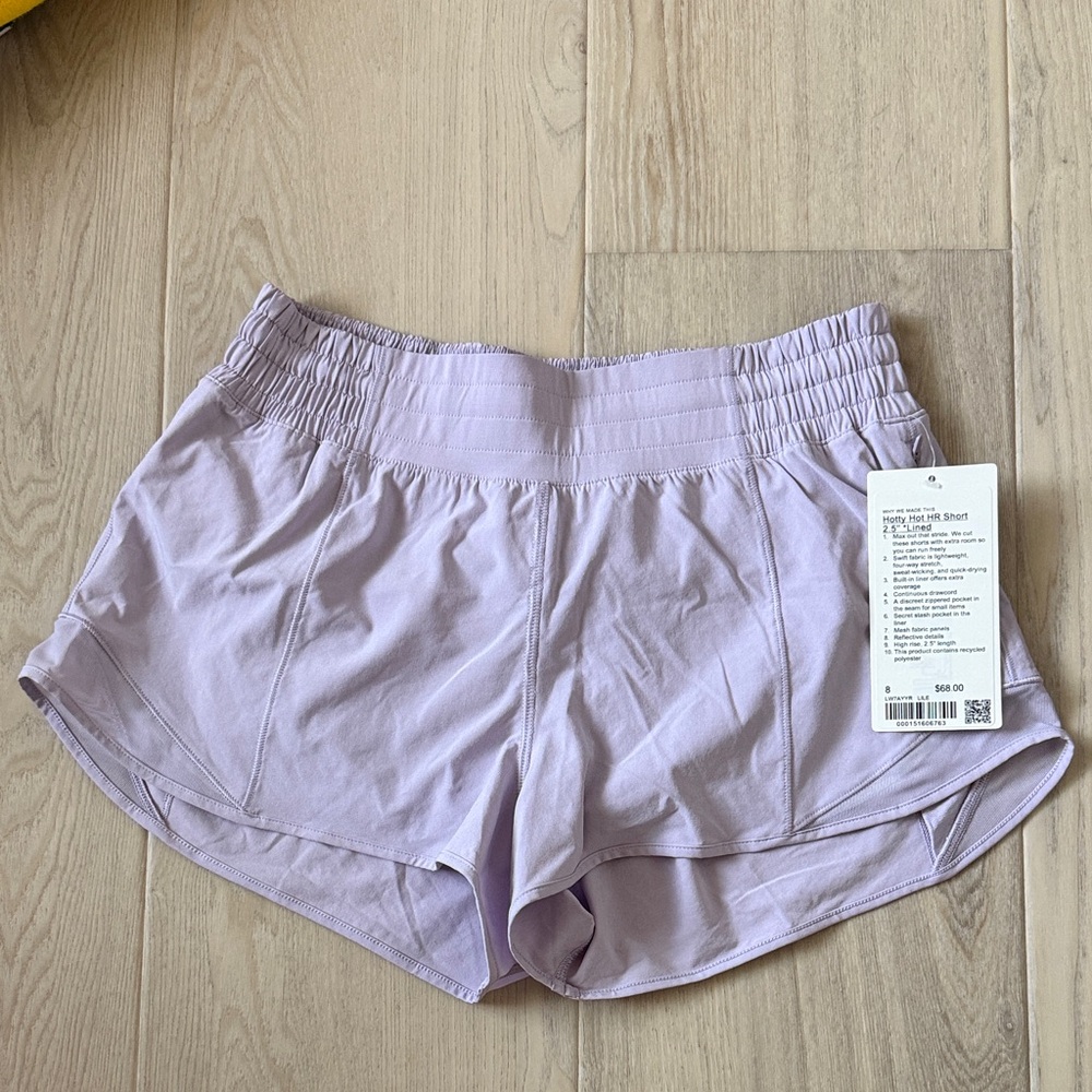 NWT Lululemon Hotty Hot HR Short - Size 8